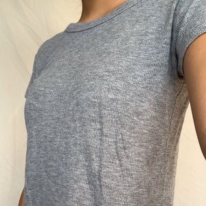 Brandy Melville Gray Tee Shirt